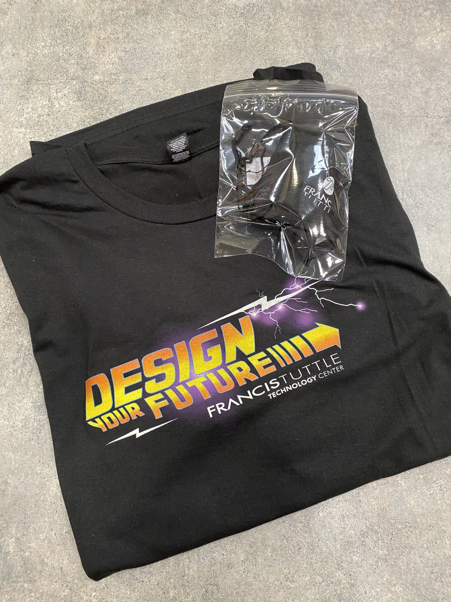 FrancisTuttle's tweet photo. Our staff is diligently preparing to welcome back #students! Health and safety are priorities so we’re providing each student with a mask, hand sanitizer and an awesome new #FT T-shirt. Might as well be #safe in style! 😎 https://t.co/aiLQU3fXXX