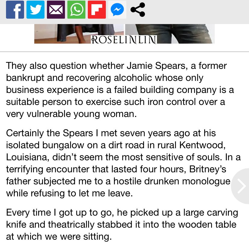 One person from their hometown of Kentwood recounts the time he saw Britney's father pull a knife. FREE BRITNEY