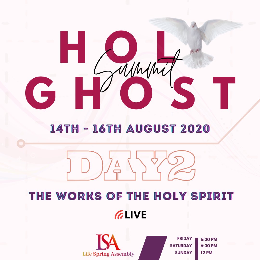 theapostlvictor's tweet photo. It’s Day 2 friends.. Tune in by 6:30pm on periscope @lsalondon_ 

it’s going to be 🔥🔥🔥🔥🔥

HGS2020 #HolySpirit #PresenceOfGod #LifeSpringAssembly #Hope #WeekendVibes #WeekendConference #WordWeekend #WordConference #Communion #London #TGIF #RelationshipWithGod #LSALondon https://t.co/06ADTcTGGi