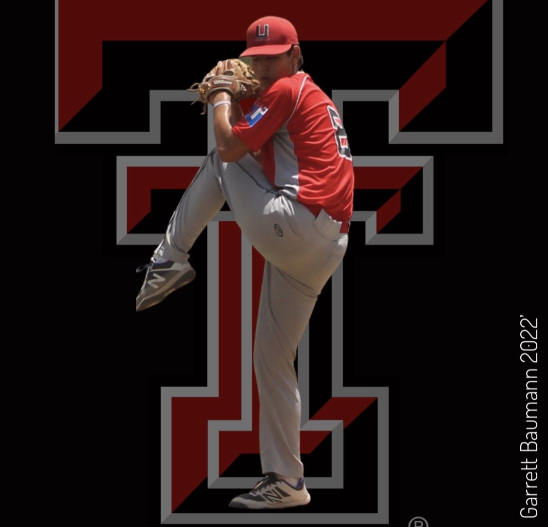 💥Announcement 💥
Shout out to our very own Garrett Baumann on his commitment to Texas Tech University. Garrett is a true testament of hard work, and putting God first in everything he does. Proverbs 16:3 #Blessed
<a href="/TexasTech/">Texas Tech University</a> <a href="/GarrettBaumann1/">Garrett Baumann</a>