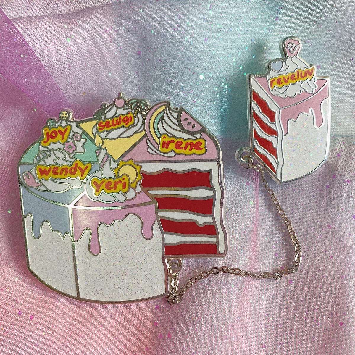red velvet cake pastel n glitter ver!