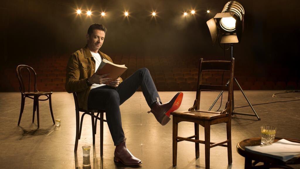 JackmansLanding's tweet photo. It’s Nat. Leather Craft Day. To honour that, here are some pictures of Hugh wearing hand crafted, leather R.M Williams boots. 📸 1&2- Juliet Taylor, 3&4 @wattsupphoto #hughjackman #rmwilliamsboots #handcrafted #leather #undeniablecharacter #wethinkso https://t.co/Q3oQCSzDJ2