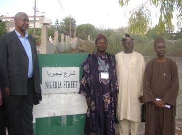 There are also streets named after Nigeria there in Lebanon, both in Jwaya and Miziara.