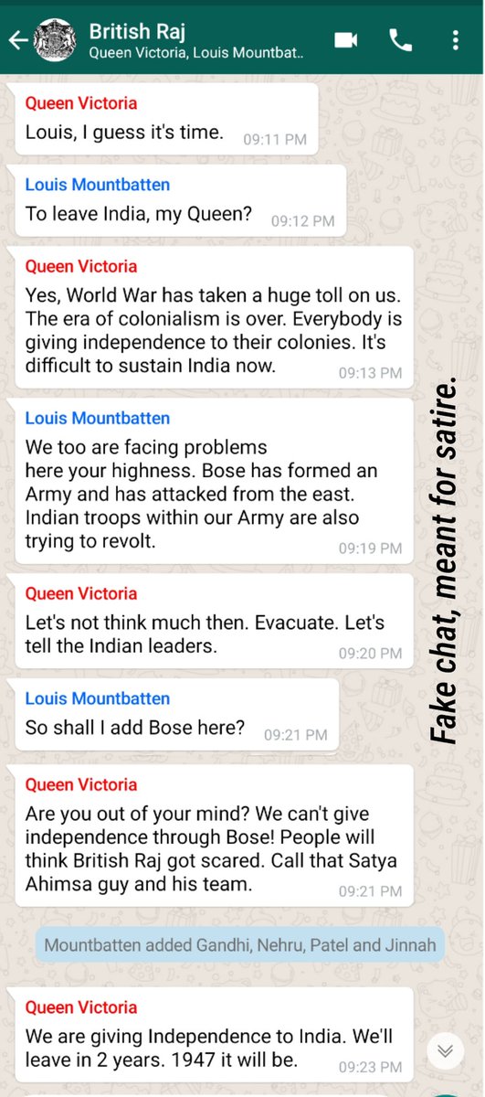 theskindoctor13's tweet photo. Highly classified conversation between British Raj and Indian leaders which explains the circumstances which lead to Indian freedom and creation of Pakistan, 1945 : https://t.co/Orar8wwTrn