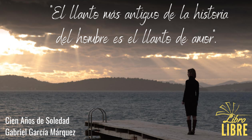 LibroLibre3's tweet photo. #CienAñosdeSoledad 
#GarcíaMárquez 
#LibroLibre 
#SoydeCristal https://t.co/KNzNBq22Bm