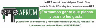 Cuenta Oficial de la Asociación de Profesoras y Profesores del Recinto Universitario de Mayagüez de la Universidad de Puerto Rico UPR-RUM.