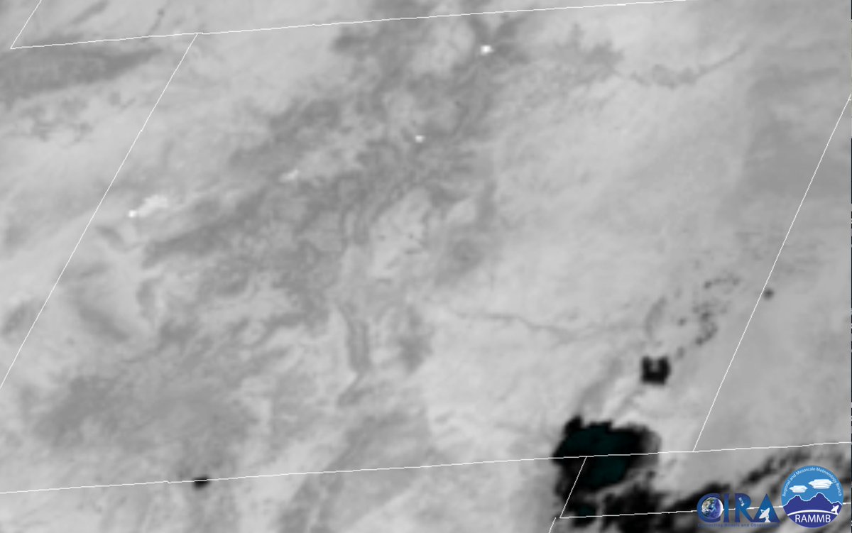Here are all four fires seen from GOES-16 this morning, including heat-sensing infrared imagery