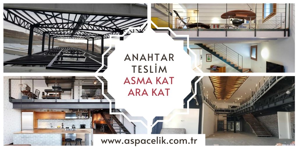 aspacelikyapi's tweet photo. 📣#AsmaKat &amp; #AraKat sistemleri, tesisinizin ihtiyacına göre tasarlanır ve tesisinizin mevcut durumunda kullanılmayan atıl alandan maksimum şekilde faydalanmanızı sağlar.

Ayrıntılı bilgi için tıklayın;
👉https://t.co/X3ZRFFdVCD

#çekmekat #çelikkonstrüksiyon #AspaÇelik https://t.co/qagIAKYaY0