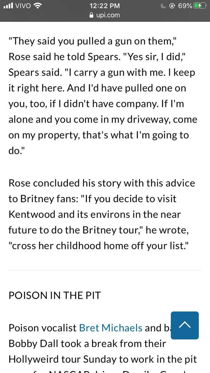 In another incident, he pulled a gun on some teenage girls who wanted an autograph from Britney. FREE BRITNEY