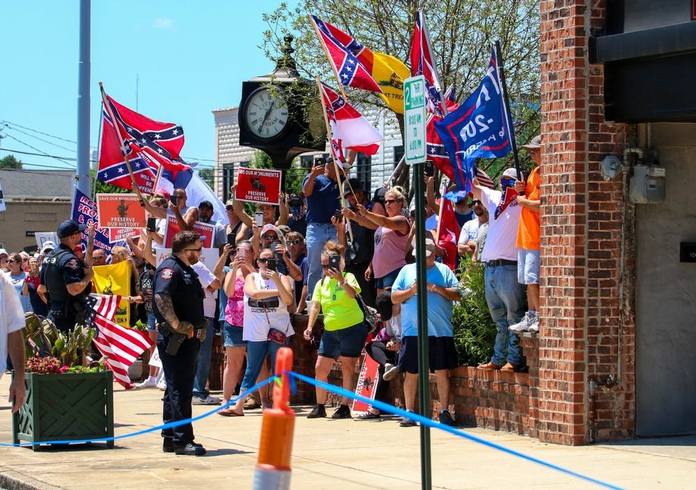 Members of the neo-Confederate group "Alamance County Taking Back Alamance County" (ACTBAC) suffer from a severe case of collective historical amnesia. Their vision of "heritage" just doesn't match actual Alamance history.A (running) Lost Cause-mythbusting thread on Alamance...