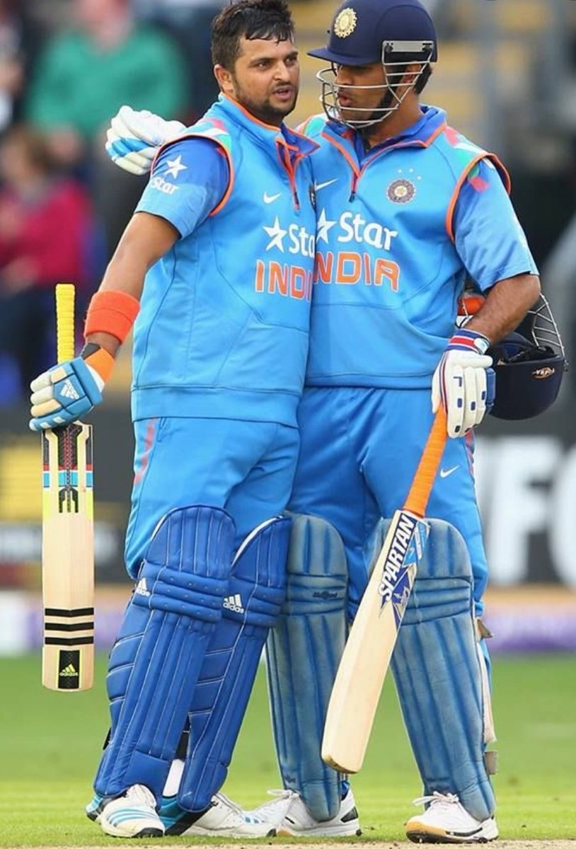 MShefali3's tweet image. Fielders may come nn go..
But the way @ImRaina fielded and ran between the wickets can nvr be forgot..
Will miss @msdhoni and @ImRaina 
Ka duo on the ground..
But my heart still says
TU THODI DAER AUR THEHER JAA
Wish u both all the best ...
#MSDhoni7 
#Sureshraina3