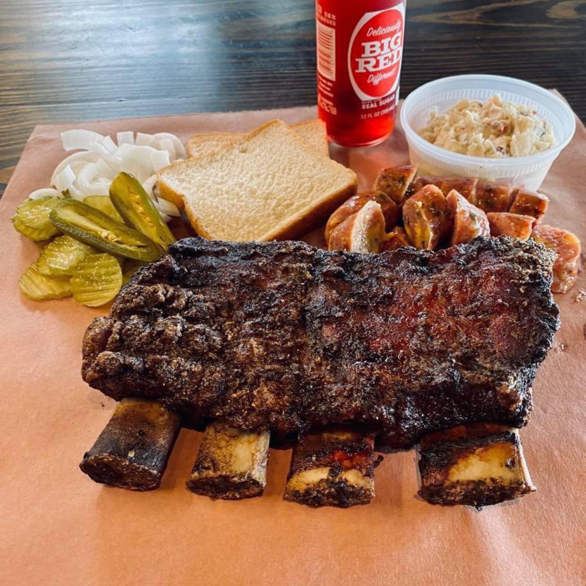 There's a beef rib. There's a work of art. Then, there's both.