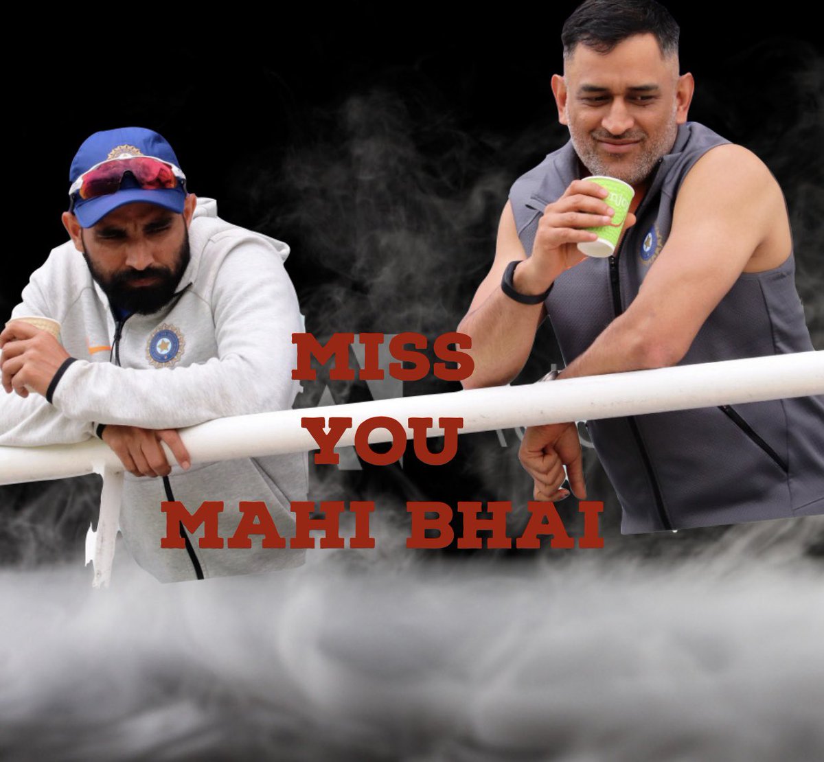 MdShami11's tweet photo. To the man, the leader from whom I've learnt so much, thank you Mahi bhai for always being there for me and guiding me throughout.
#ThankYouMSDhoni https://t.co/f8PkoWB7Q2