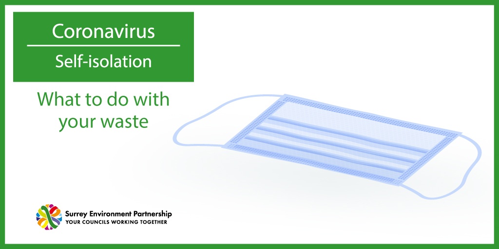 reigatebanstead's tweet image. Important notice for residents  who are self isolating - your #FaceMasks need to be disposed of differently, find out what you need to do here orlo.uk/eRiA7 
#SelfIsolating #DisposableMask