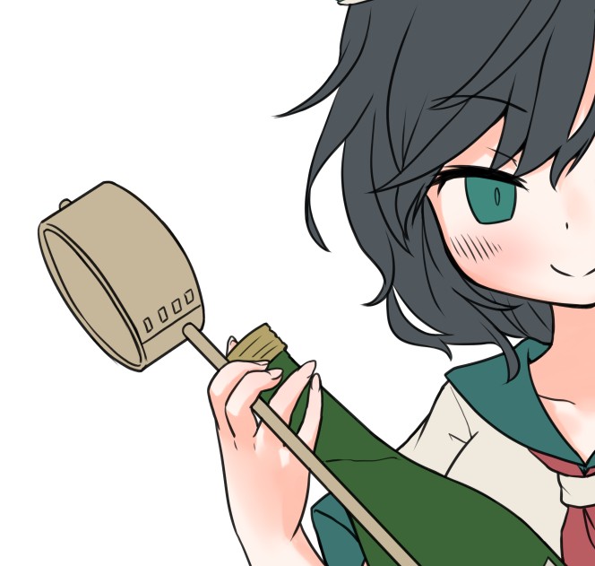 どっちも持たせようとしたら持ち方がなんかえっちっぽくなった 