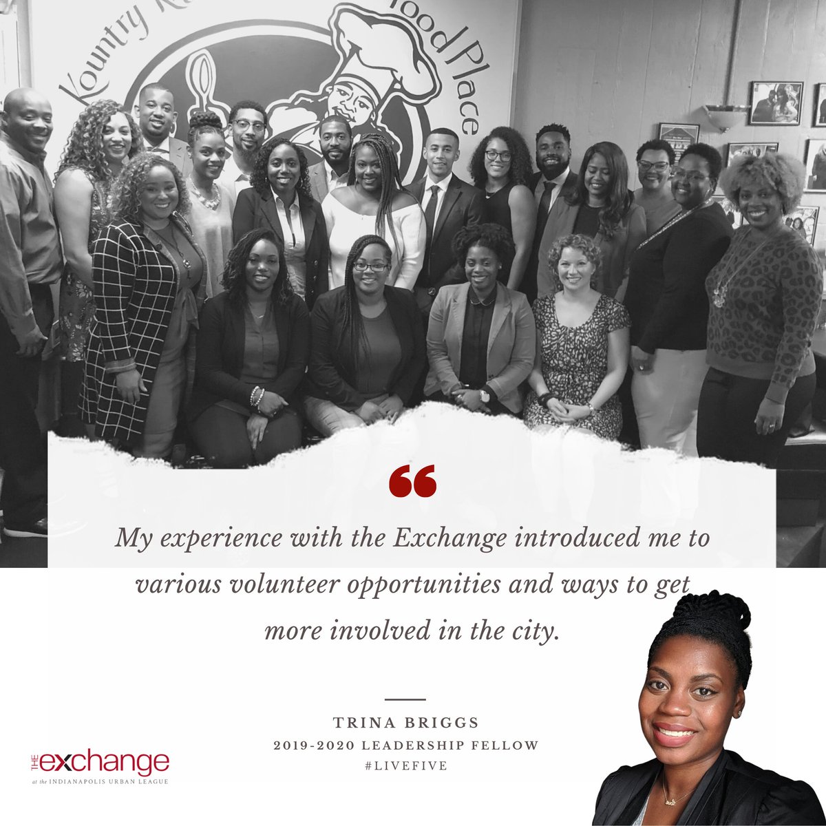 iulexchange's tweet image. Meet Trina! #livefive
