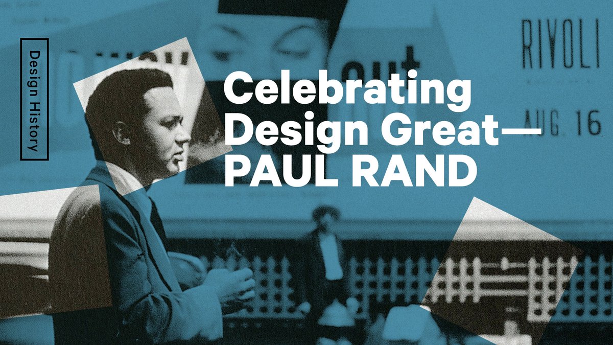 Today, Aug. 15, we celebrate the birthday and memory of Graphic Design Great—Paul Rand.
youtu.be/L4kSCd8yt00
#PaulRand #GraphicDesignMaster