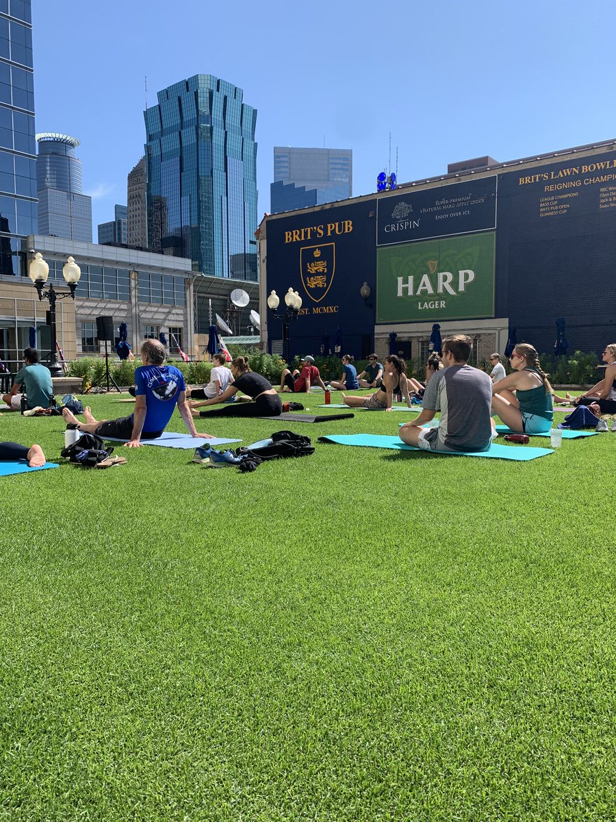 Sarah__Bueno's tweet photo. Saturday yoga and mimosas at @britspubmpls #TooLocalToFail @ccain42 https://t.co/BLf7IaRr4u