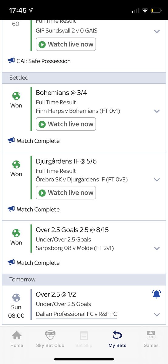 ThomasTipsy's tweet photo. @TheBadManTips Skybet has kept the selection do I cash it out or keep it??? https://t.co/VFgx32TiH9