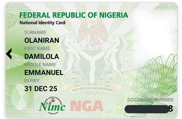 For those of us who've been using the NIMC slip and awaiting the plastic one for 10 years now....  You can now download this app at play store, access your original National ID with photo and print it whether on paper or plastic to yourself.... 🥂  🙂 #BBNaija