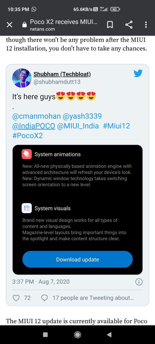 shubhamdutt13's tweet image. I was searching #Techbloat on Google and the first result was my website and after that I saw in 2-3 pages that some of the major publications has pasted my tweet but yrr permission le lete :) 
Ye sirf 4 h aise bahut websites pe dekha mene even news channels ki website pe bhi.
