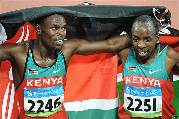 10) Serían de los más exitosos en la historia del atletismo.Ejemplo, Juegos Olímpicos de 2008, fijémonos las medallas de oro de Kenya-PAMELA JELIMO-BRIMIN KIPRUTO-WILFRED KIPKEMBOI BUNGEI-NANCY JEBET LANGAT-ASBEL KIPROP(todos Kalenjin)-SAMUEL WANJIRU (Kikuyu)