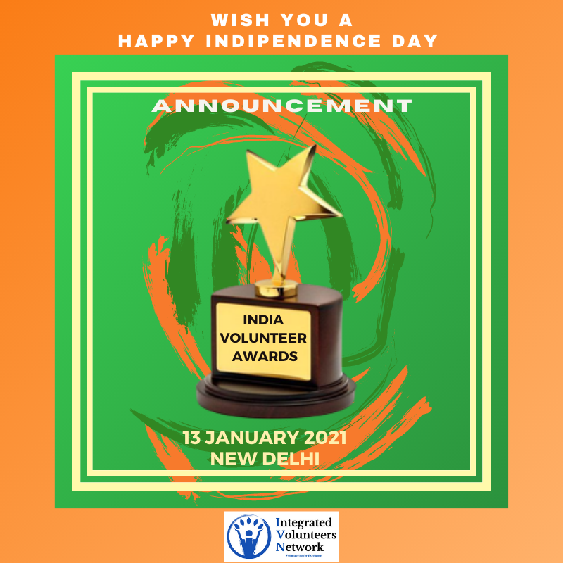 ivnorg's tweet photo. #IndiaVolunteer feel proud of their volunteering commitments as a small contribution, it's time for IVN family to celebrate the 5th India Volunteer Day again on 13th January 2020 with all Volunteers of India. IVN announce 3rd #IndiavolunteerAwards open #IVD2021 #IVAwards2021 https://t.co/OVUibATOnV