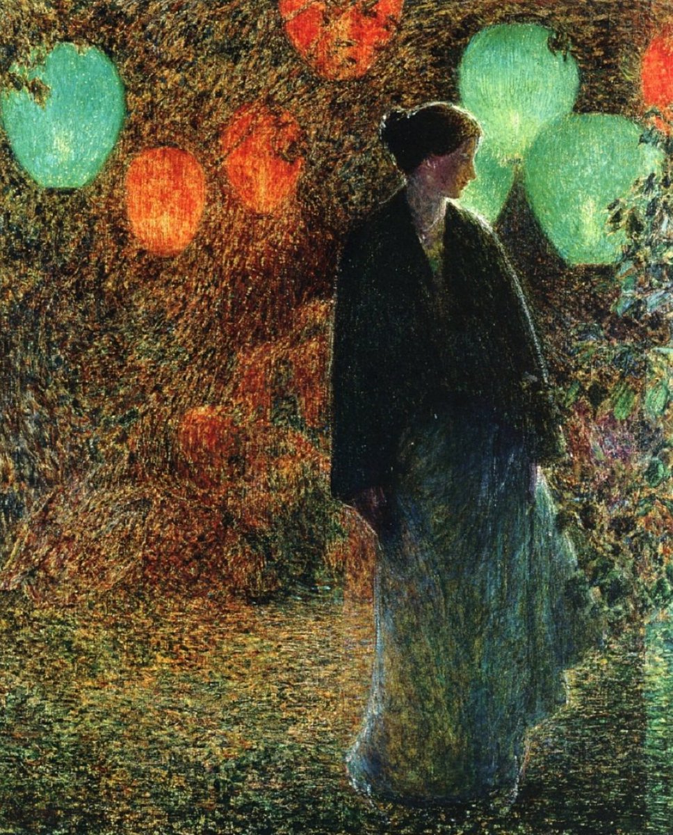 Interesting Question.If you could redo anything, what would be?My answer is honest. Nothing.Live a life that you can be proud of. Focus on effort. Tell son.July Night, Hassam 1898  #childehassam  #hassam