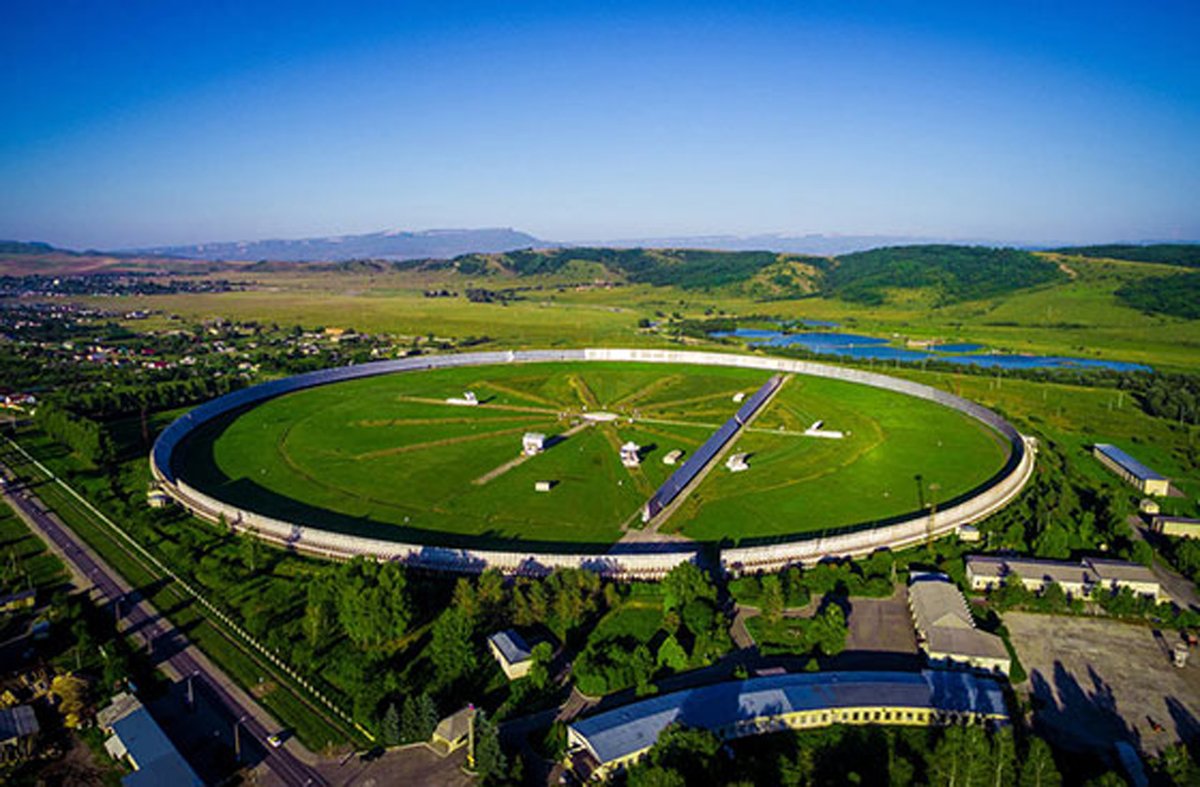 (The Five-hundred-meter Aperture Spherical Telescope, or FAST, in Pingtang County, China, is #2, and RATAN-600, in Zelenchukskaya, Russia, is #1) 3/