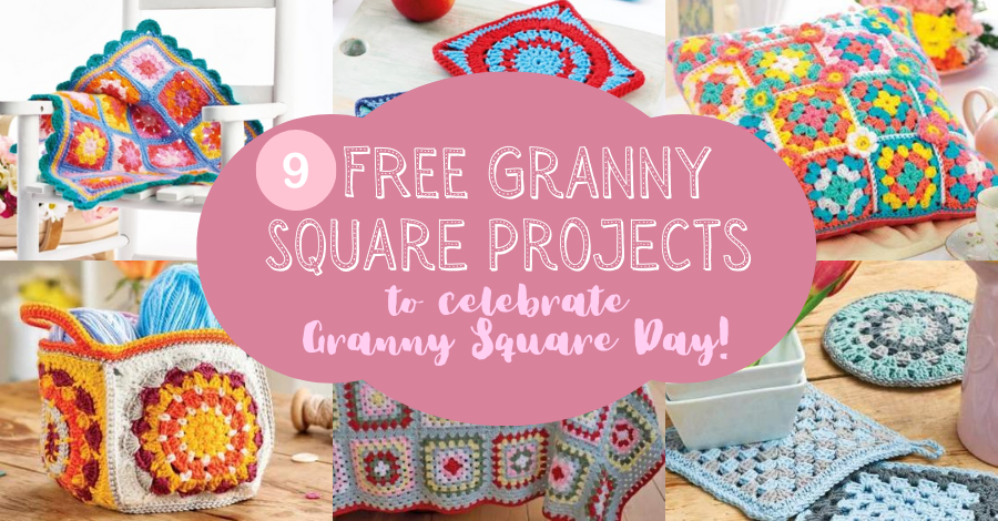 LetsGetCrafting's tweet photo. Take your grannies to the next level with our nine fab free patterns! https://t.co/2FlJZYBezy #GrannySquareDay2020 #grannysquare #crochet #freepattern https://t.co/D59qffOcDt
