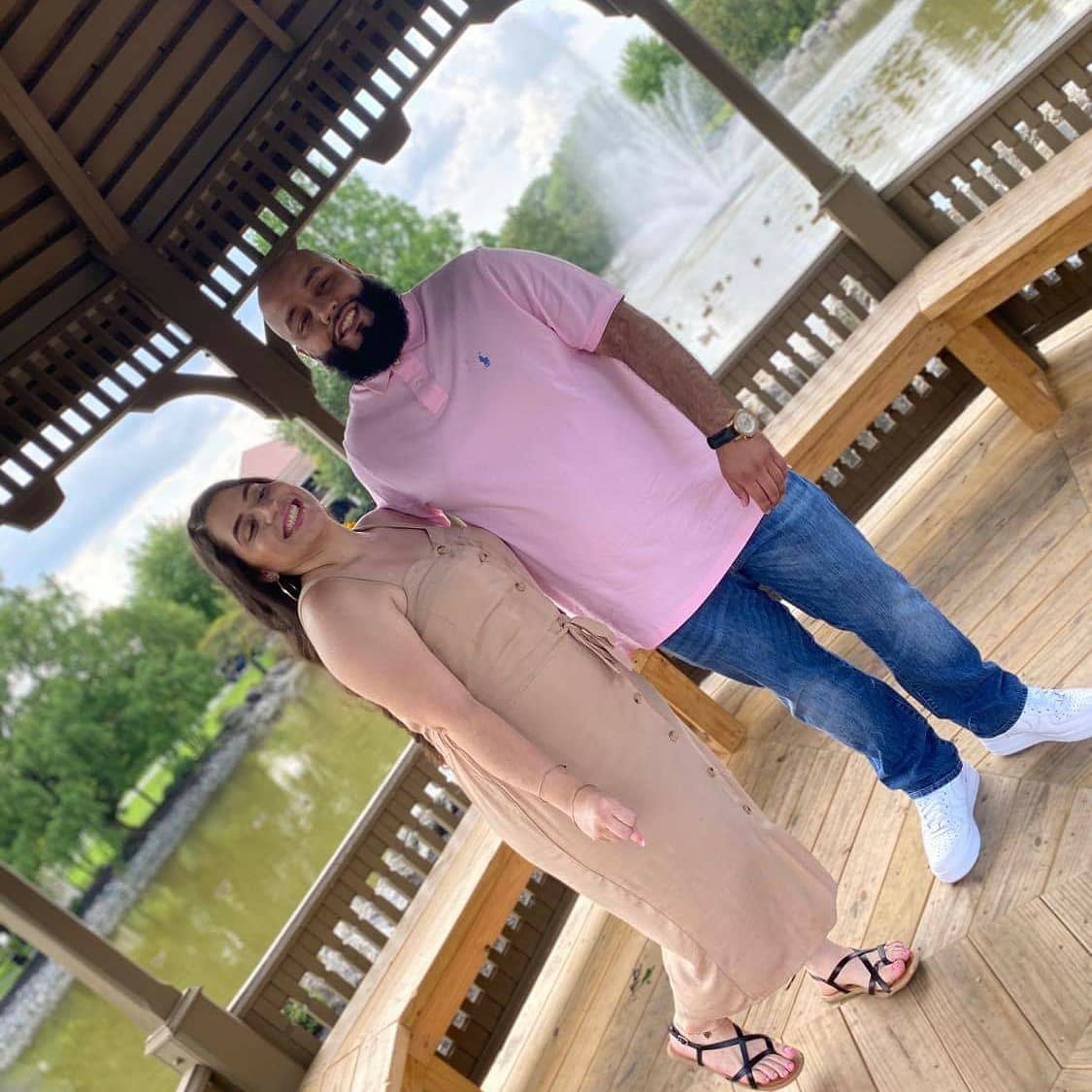 __Jerry717__'s tweet photo. Couldn't make you wait forever for forever. 😏 #SheSaidYes #BabyGirlOnTheWay 🎀 https://t.co/dSomrNnsLf