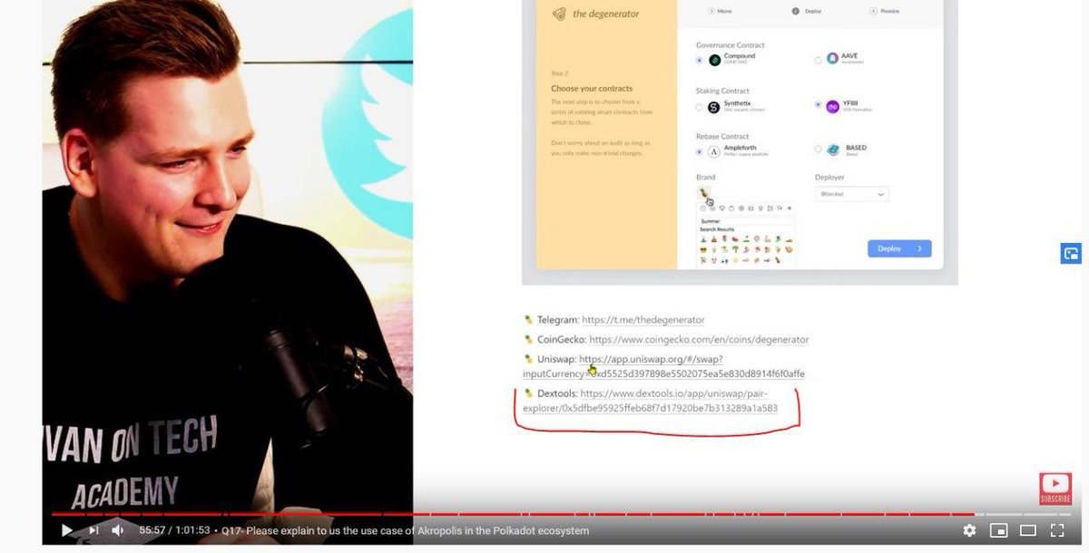3) Dextools is increasingly used as an info provider for  #cryptocurrencies Dextools is being linked across  #DeFi social media with  @coingecko and Etherscan. It's great for browsing DeFi, particularly new listings Dashboard with fav coins, top viewed, hot picks+more coming