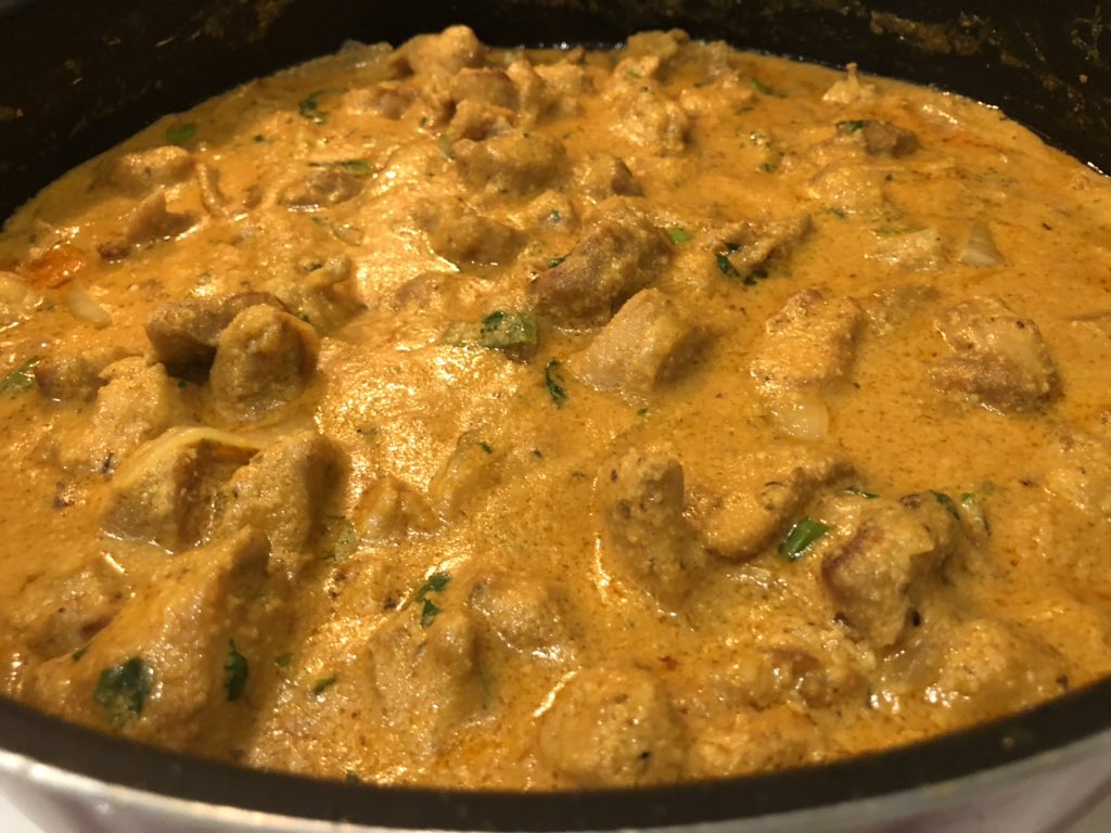 Self-isolation recipe 8: Creamy cashew chicken from  @foodwishes. It’s heaven.
