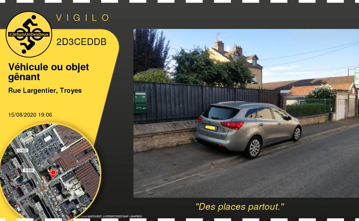 VigiloTroyes's tweet photo. Des places partout.

#TCM_2D3CEDDB #Troyes
Voir sur la carte: https://t.co/25lEUrTr7z https://t.co/oPyZdE0adN