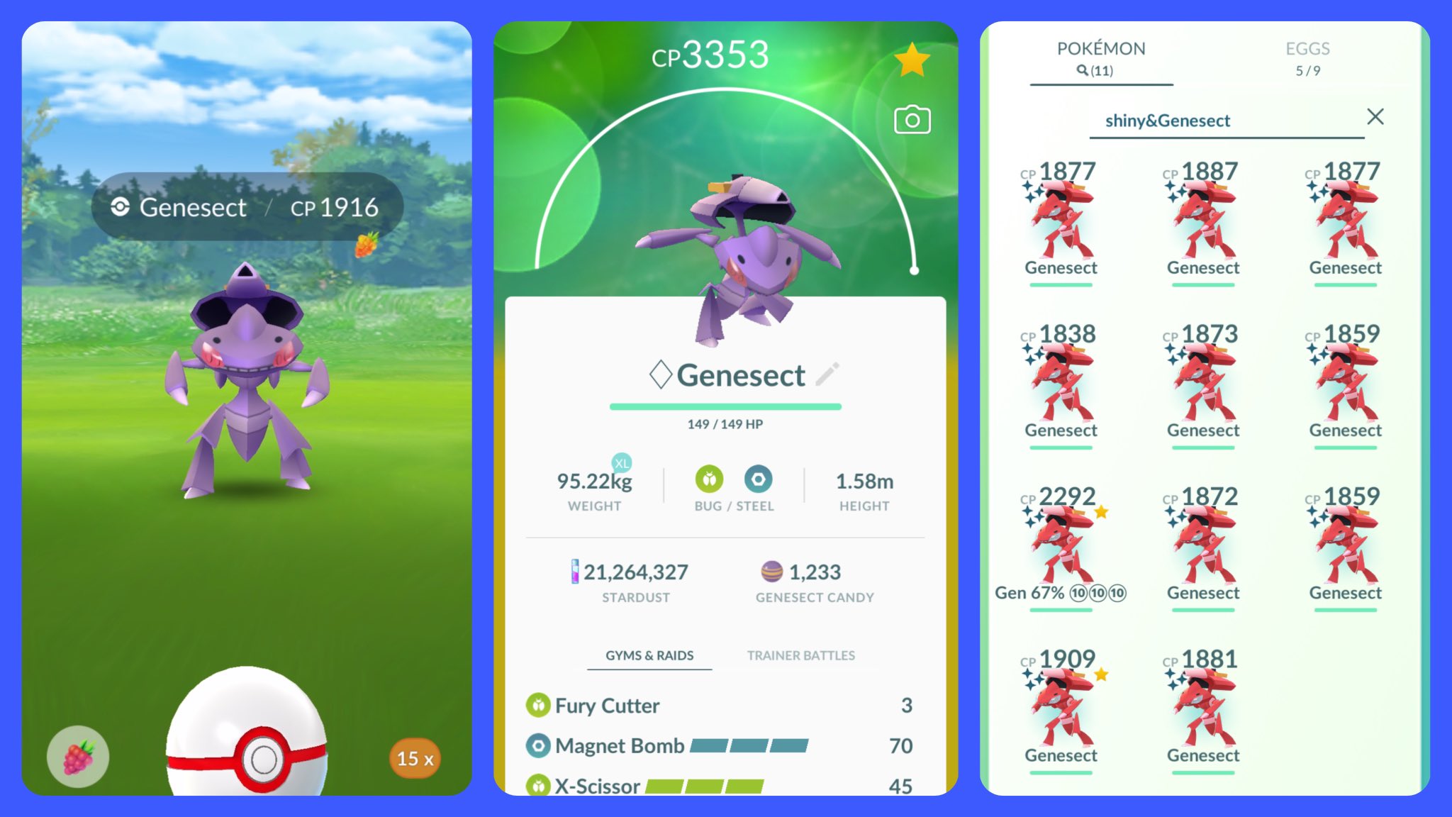 Pokemon SHINY GENESECT 3