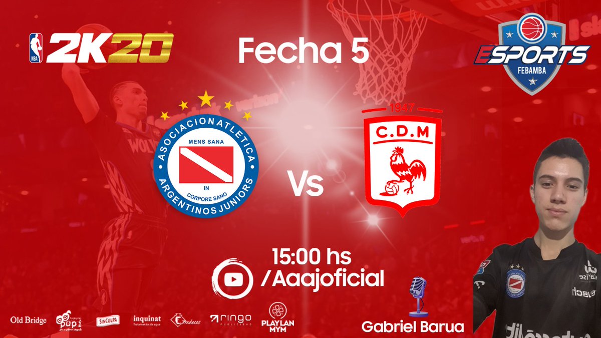eSportsAAAJ's tweet photo. #AAAJ 🎮 ¡JUEGA EL TIFON DE BOYACA!

A partir de las 15hs #ElBichoVirtual se enfrentara a #Moron y #Velez en una nueva jornada de la Liga organizada por #FEBAMBA. ¡Vamos, bichos!🐞

#NBA2K20 https://t.co/DXLCmq2pB1