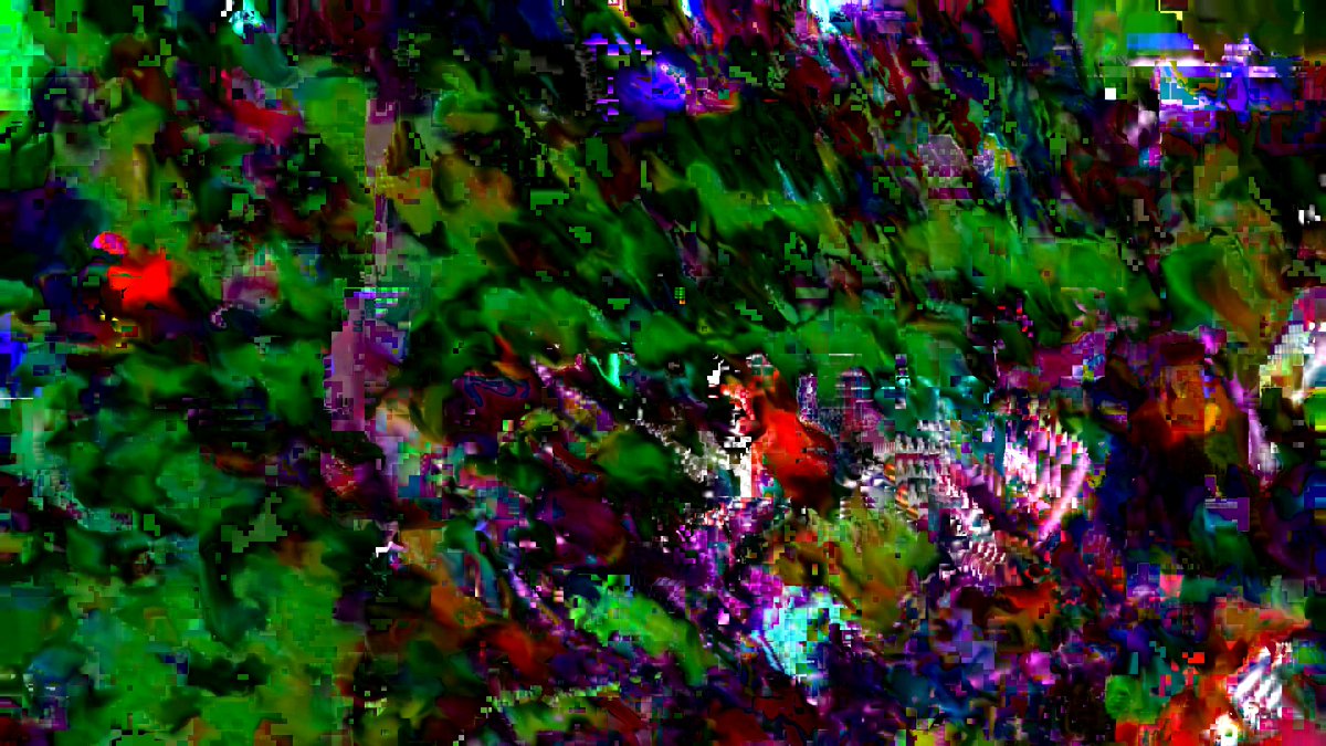 dvn_zook's tweet photo. Flies over Venus
Abstract art created with datamoshed videos and images.
#glitchart #GAC #datamosh #corruptionart #glitch #abstractart #newart #gallerywork #artist #art #fineart #digitalart #neon #neoncolors #cyberart #internetart #modernart #nonobjectiveart #contemporaryart https://t.co/a4sNR0XvIA