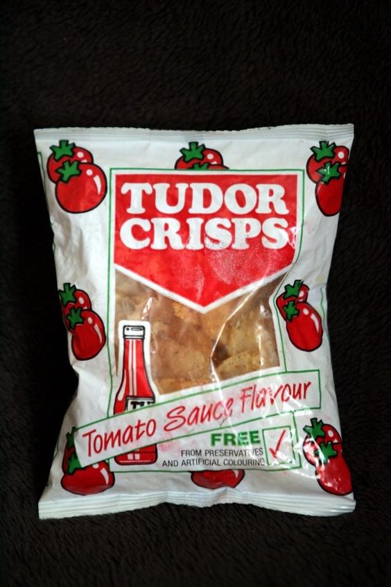 The MD guide to the 20 greatest crisps of all time. In Order.Number 18Tudor Tomato Sauce