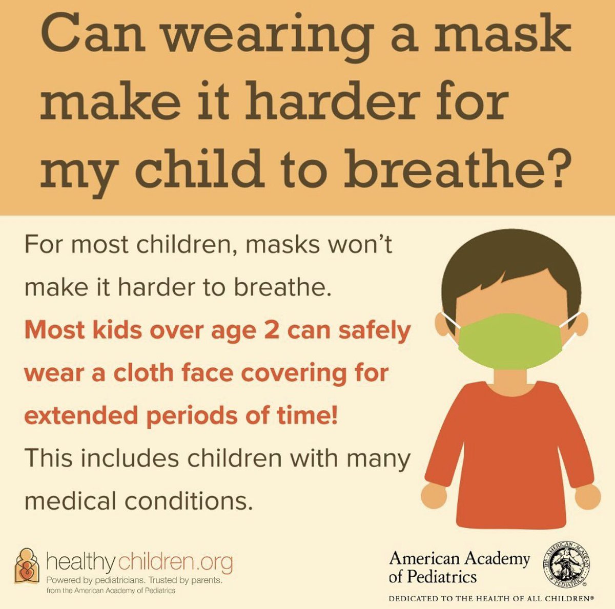 2/5 -  #Pearl4Parents - Children over 2 years of age should wear a mask... @AAPCA2  @CMAdocs  @healthychildren  @AmerAcadPeds  @LAPedSoc  @PedUrgentCare  @physicianswkly  @somedocs  #Masks  #COVID19  #children  #MaskUpAmerica