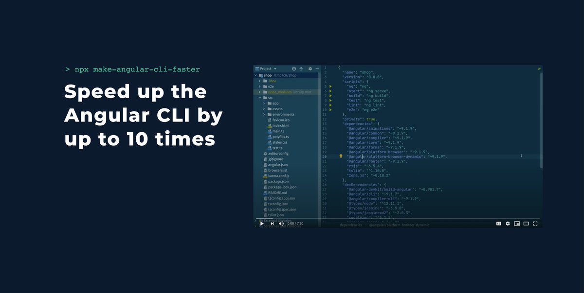 Nx (@nxdevtools) on Twitter photo 📢 Coming up soon at @ngconfco:
🎉 @Nrwl_io Co-Founder <a href="/jeffbcross/">Jeff Cross</a> will be talking about How You Can Make the Angular CLI faster with a few easy & quick steps using Nx!
hubs.ly/H0tGqvX0
#Angular #ngconfco2020 📢 Coming up soon at @ngconfco:
🎉 @Nrwl_io Co-Founder <a href="/jeffbcross/">Jeff Cross</a> will be talking about How You Can Make the Angular CLI faster with a few easy & quick steps using Nx!
hubs.ly/H0tGqvX0
#Angular #ngconfco2020