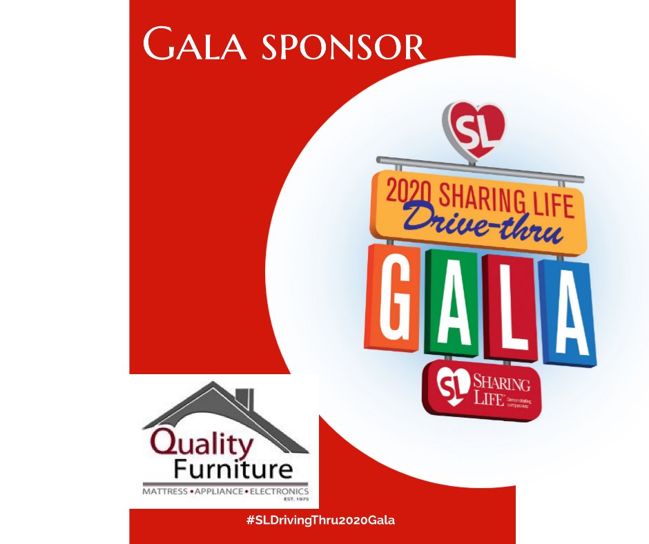 SharingLifeTx's tweet photo. Quality Furniture are sponsors for the Sharing Life Driving Thru 2020 Gala! Thank you for partnering with us as we strive to alleviate hunger in Southeast Dallas, Rockwall, and Kaufman Counties.
#SLDrivingThru2020Gala #SharingLifeTX 
#DemonstratingCompassion https://t.co/VZJHWSckdC