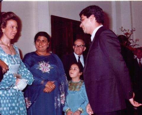 Happy birthday Princess Anne!
Me with the Princess when I was little!!  