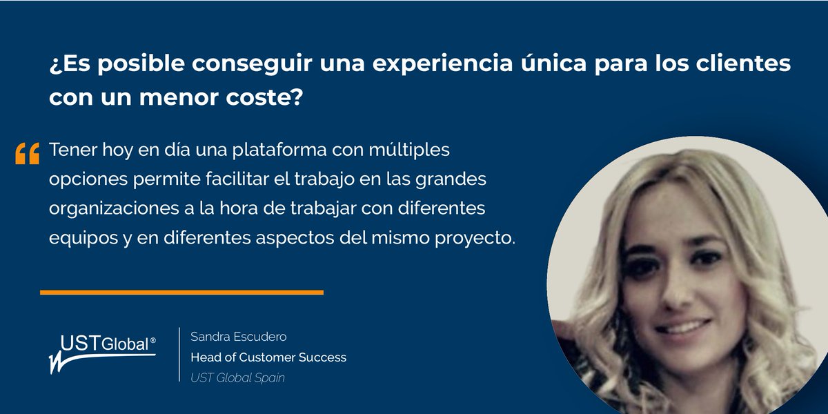 USTspain's tweet photo. Vivimos un cambio de era, donde las organizaciones están impulsando cambios culturales, buscan mejorar la eficiencia operacional y ampliar las capacidades de comercialización. Pero ¿Cómo vamos a poder gestionarlo? @SandraEscS nos da la respuesta https://t.co/GqsLzQ4cqK #USTBlog https://t.co/csXcvXfVOx