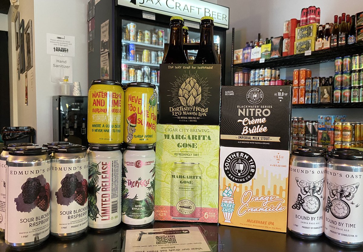 JaxCraftBeer's tweet photo. We have your Saturday plans set!
The shelves are fully stocked, and @dogfishhead 120 Minute just arrived!โฃ
Music ๐ถ Bingo tonight at 7! Free to play and house๐ฐ are up for grabs! @chopitcharlies will be here serving up ๐ฎ โฃ๐ญSee you soon! ๐บ
#jaxcraftbeer #32taps #musicbingo https://t.co/APfhtLiCcI