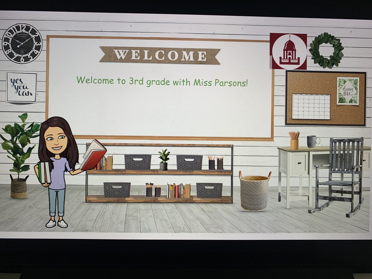 MissParsons_'s tweet photo. Thank you YouTube and fellow teachers! Bitmoji classroom is coming along ☺️ https://t.co/CzfX00WfI9