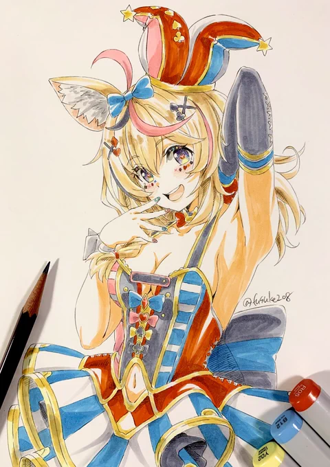 初配信アンカー最終兵器おまるん!#尾丸ポルカ #絵まる 