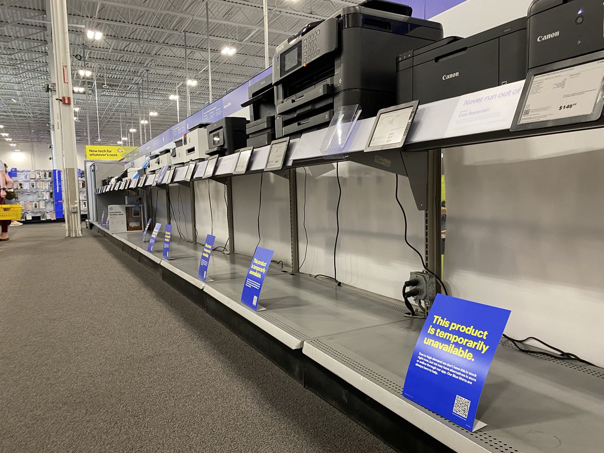 Also, can you even imagine the printer industry’s joy at people finally, finally buying up all the printers in 2020. I guess a lot of people printed things at the office before?