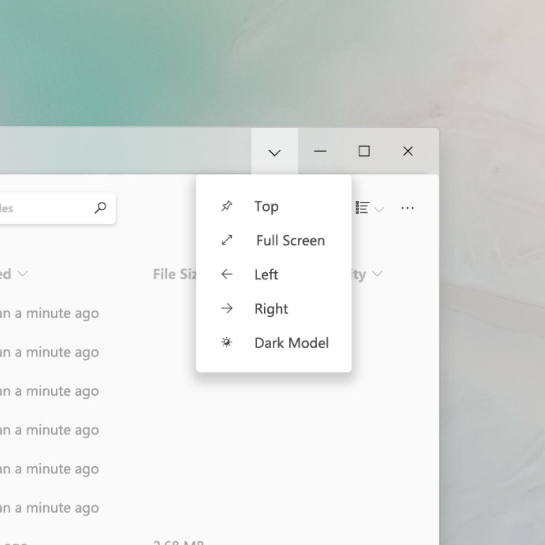 vastglad's tweet photo. #ProjectAcrylic I hope Microsoft could add some useful features to each window. 
@MicrosoftDesign @panos_panay @itsmichaelwest @tomwarren @zacbowden @Clarkezone @boxnwhisker @zeealeid https://t.co/yUYDUTDhNo
