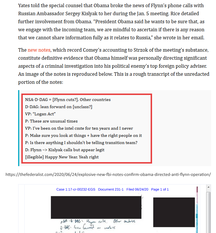 fornow_nameless's tweet photo. @dbongino #obamaGate #bidenKnew #comeyKnew same meeting Jan5 2017 shown by #riceEmail re #Flynn
thank you @dbongino and @realDonaldTrump ! https://t.co/OWOZarunh9