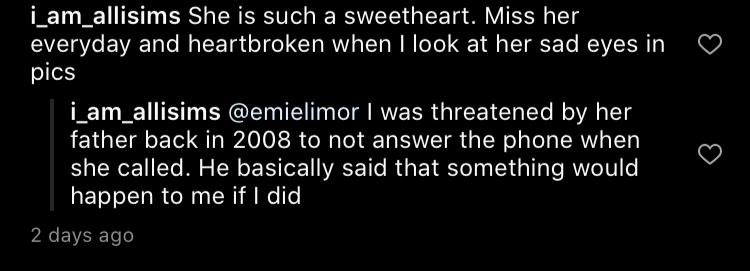 Britney's cousin Alli Sims said Jamie Spears threatened her in 2008 not to answer the phone if Britney called or "something would happen" to her. FREE BRITNEY